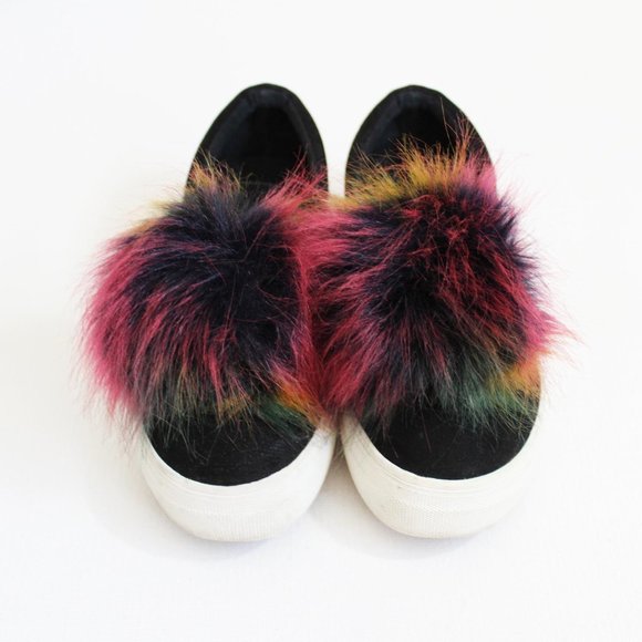 Steve Madden Greats Pompom Platform Sneakers - Picture 5 of 7